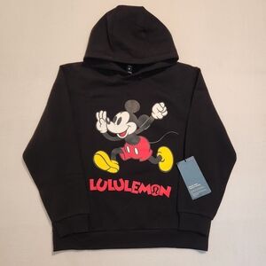 Lululemon Steady State Black Mickey Mouse Hoodie Disney Small
